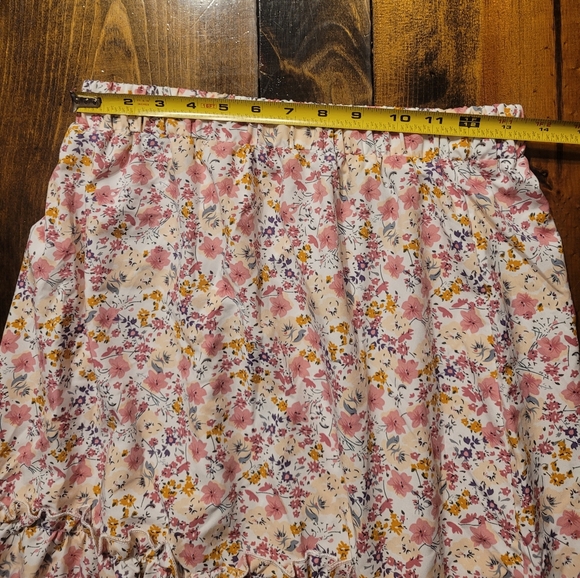 Floral Print Women's Maxi Skirt - Medium - Picture 6 of 7